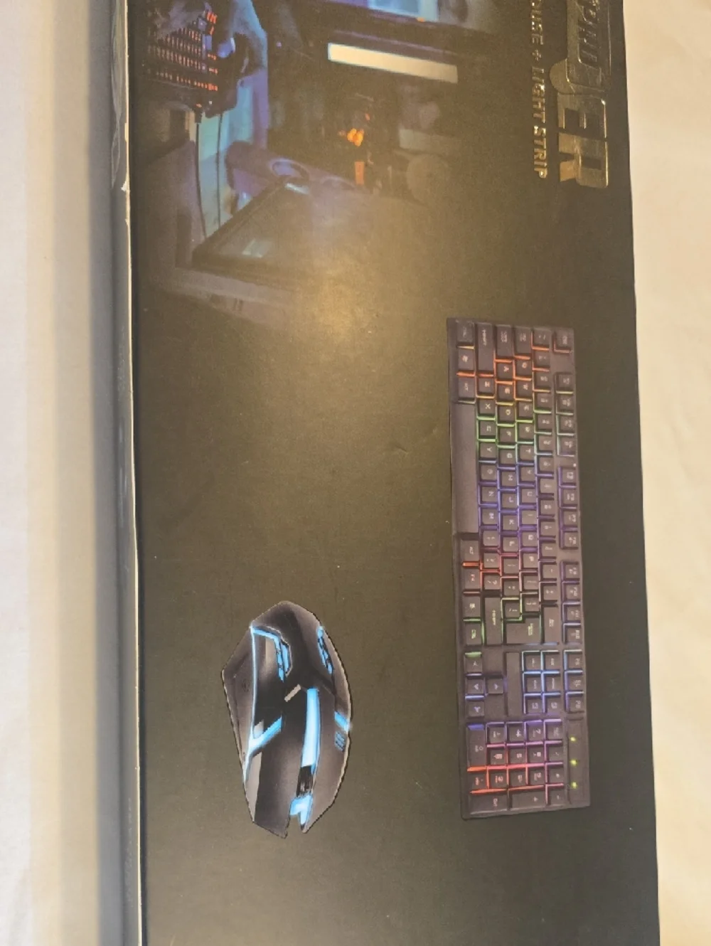 3-in-1 RGB Gaming Keyboard, Mouse & Headset Combo - Black